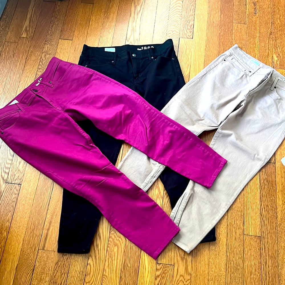 3 Pairs Gap 1969 Legging Jeans-Size 29/8p